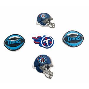 Charms 5 Pcs Tennessee Titans Jibblitz
